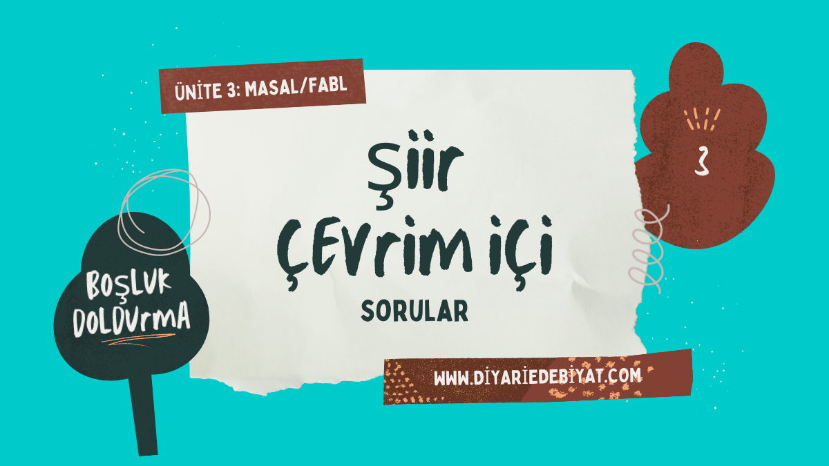 9. Sınıf Şiir Testi 3