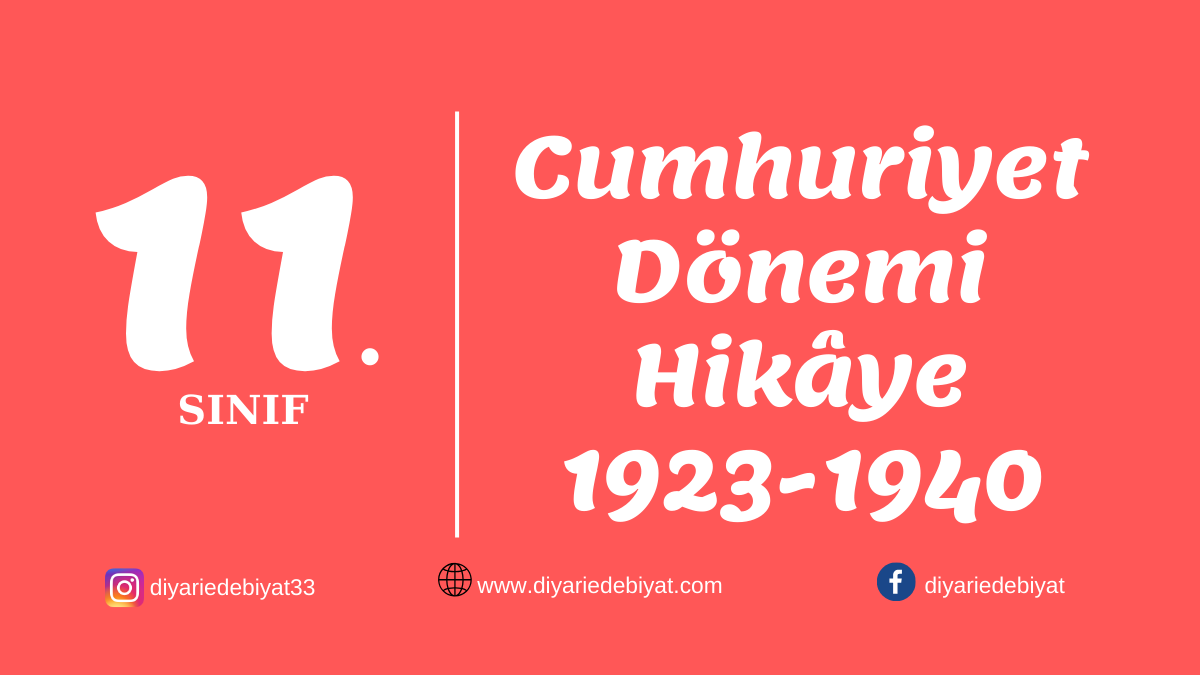 CUMHURİYET DÖNEMİ HİKÂYE (1923-1940)