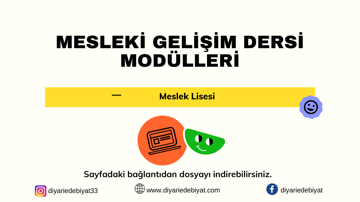 Mesleki Gelişim Dersi Modülleri