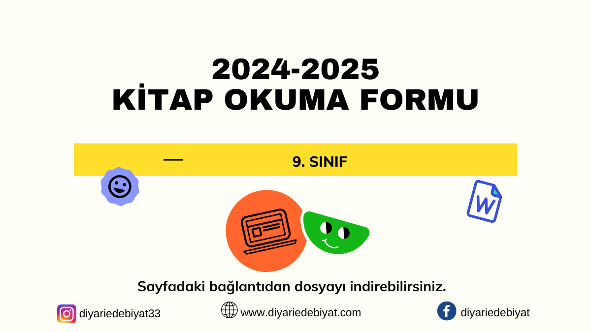 KİTAP OKUMA FORMU